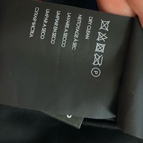 NEW Club Monaco Black Blue Ryanne slim leg Pant Size 0 - Picture 11 of 15